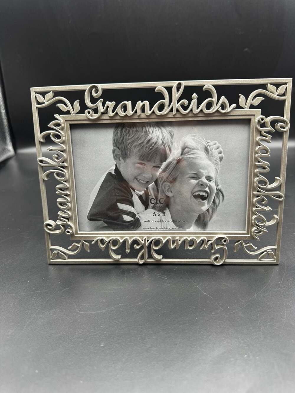 Fetco Home Decor Grandkids Metal Picture Frame 6x4